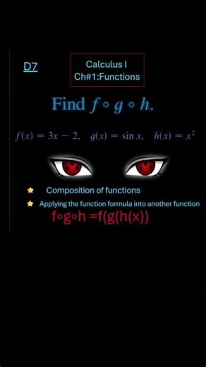 Day 7 of Calculus-Composition of functions? #maths #calculus #sat