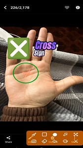 Xcross sign on palm #palmistry #palmreading | Astro Palmist Abid