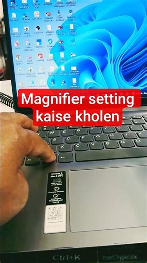 Windows 11 Mein Magnifier Kaise Open Kare 🔍 | Easy Trick