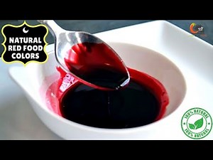 How to Make Natural Red Food Colour at Home | घर मे फ़ूड कलर कैसे बनाएं। *Cook With Razia*