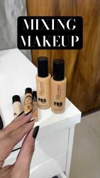 How to Mix Foundation and make your own Shades #mixing #makeuptechniques