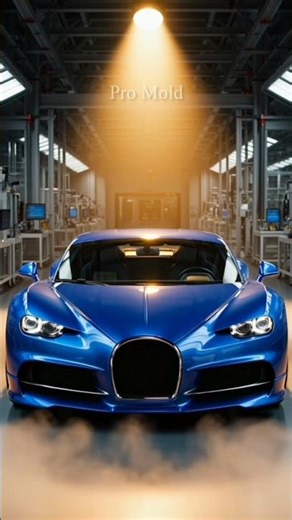 $3 Million Bugatti Built in 30 Seconds! 🤯 #factoryprocess #smartphone #bugatti