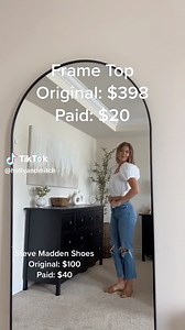 @Holly__Fischer went to our Super Lux Launch in Smyrna, TN and saved $593 on these 3 items! 🎉 Every week there is a new launch, so don't forget to check out our 5 Super Lux Stores to find amazing items like these! 👕 Frame top originally $398 - Paid $20 👗 Ralph Lauren Dress originally $185 - Paid $30 👡 Steve Madden shoes originally $100 - Paid $40 | Dirt Cheap