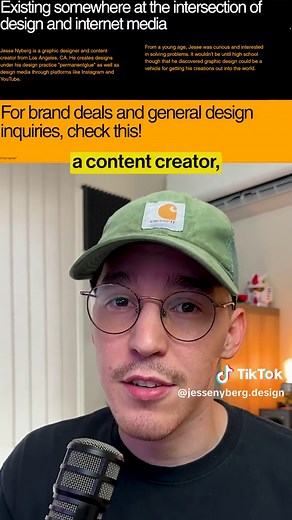 Making a personal landing page site with @Wix Studio I’ve had a portfolio website basically since I became a designer, but now a days my business is a lot more diverse. I thought it would be cool to have a personal website too and Wix Studio was a great platform for building it! #graphicdesign #wixstudio #webdesign #portfolio