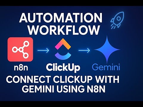 How to Build an AI Automation Workflow: MCP x ClickUp x n8n x Gemini | Standardized Integration