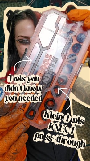 Faye Hadley on Instagram: "Is it.... a ratchet?! A ratcheting wrench?!! This is the @klein_tools KNECT 1/4-Inch Drive Impact-Rated Pass Through Socket Set (part # 65300!) and I'd argue that it's the best of both worlds! Find this in my Amazon storefront (linked in my bio!) or at your local Lowe's hardware store! . . . . . . . . . . #toolsofthetrade #MechanicTips #ToolReviews #KNECT #KleintoolsPartner"