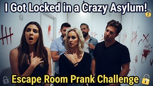 I Got Locked in a Crazy Asylum! Escape Room Prank Challenge
