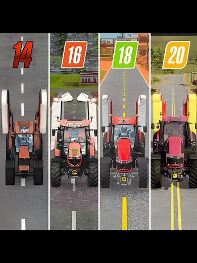 Fs 14 Vs Fs 16 Vs Fs 18 Vs Fs 20 Grass Cutting Gameplay | #fs14 #fs16 #fs18 #fs20