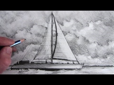 How to Draw a Boat: Sailing Boat