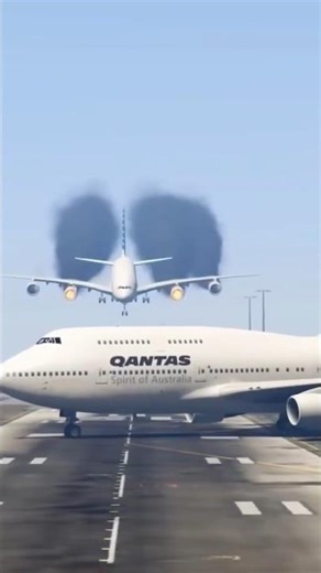 🔥 Airplane Engine Explosion Caught on CameraEmergency Landing Moments 😱✈️🔥#shorts ...