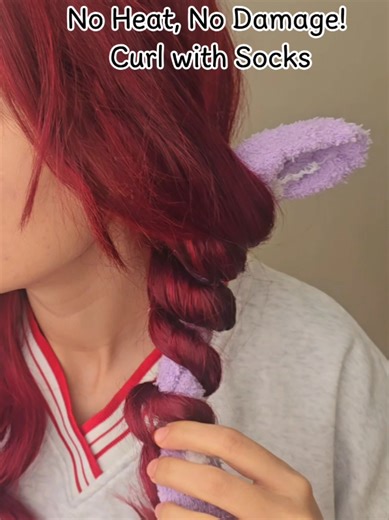Achieve Beautiful Curl Styles with Socks