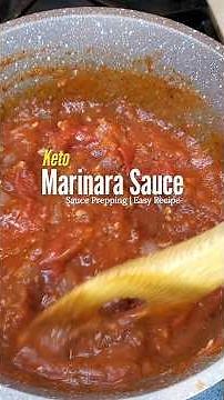 🍅 Keto Marinara Sauce | #lowcarb #keto #food #recipe