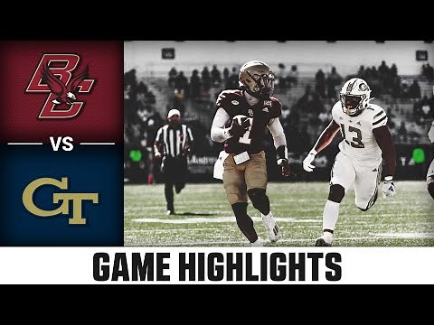 Boston College vs. Georgia Tech Game Highlights | 2023 ACC Football