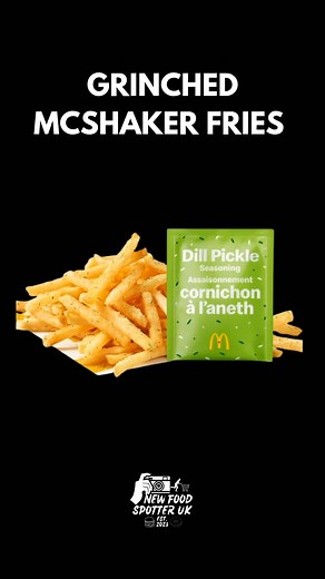 🎄✨ @McDonald’s UK Christmas menu is coming November 26th — and it’s gone full Grinch mode! 💚🍔 Get ready for: 🍔 Double Big Tasty 🍗 Cheesy Chicken Stack 🍟 Grinch McShaker Fries 🧀 Cheese Melt Dippers 🥧 Grumble Grinch Pie 🍋 Frozen Grinch Lemonade ☕️ Coconut Noglobe Latte & Hot Chocolate 🍨 Chocolate Brownie McFlurry 🎁 Plus… The Grinch Meal! #mcdonalds #mcdonandsnewmenu #grinch #bigtasty #mcdonaldssecrets | New Food Spotter UK