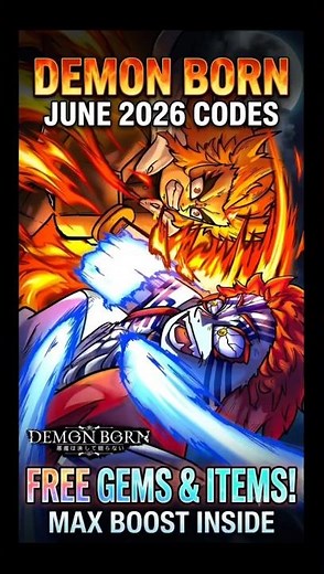 🔥 NEW Demon Born Codes! (June 2026) 😱 #shorts #roblox