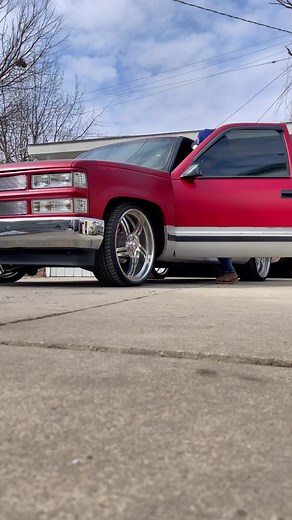 Custom 90's Chevrolet Silverado Truck with Airbag Suspension