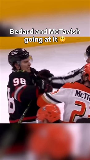 BarDown on Instagram: "Chaos ensues at the end of Blackhawks Ducks after Bedard and McTavish went at it  (via @chsn)"