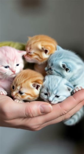 A Handful of Rainbow Kittens 🐱🌈 | Cute Cat Playtime Fun #kittens #cute #cats