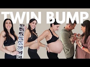 TWIN PREGNANCY TRANSFORMATION (week by week bump growth)