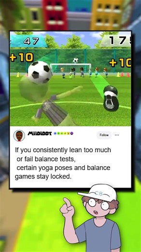 Wii Fit Literally Refuses to Progress You for being out of shape 👀 #nintendo