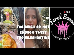 Yarn spinning- too much or not enough twist troubleshooting- shown on spinolution king bee