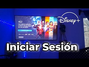 COMO Iniciar Sesión en Disney plus desde Smart tv