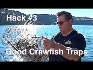 Crawfishing Hack #3 Good Traps for Crayfish Crawdads and Mudbugs.