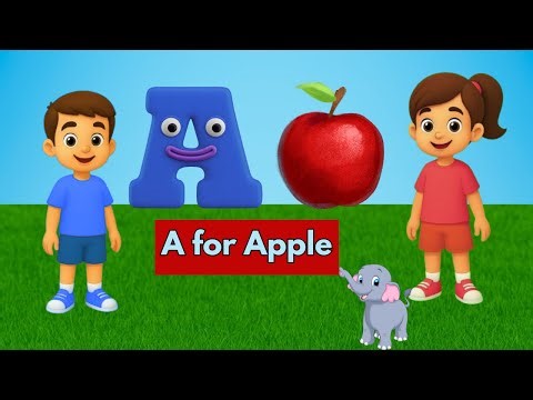 A for Apple 💖 Super Cute ABC Phonics Song | ABC song 2025