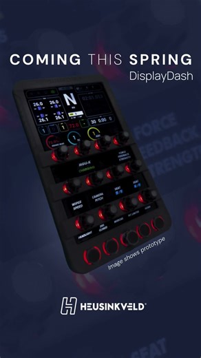Heusinkveld DisplayDash: physical input, digital context! ✨ Available spring 2026.