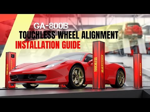 GA-800B Touchless Wheel Alignment Installation Guide
