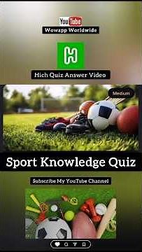 Sports Quiz | Sport Knowledge Quiz | Guess The Sport Name | The Ultimate Master of Sports Knowledge