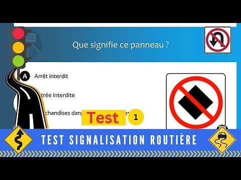 2025 Examen théorique SAAQ Québec - test SIGNALISATION ROUTIÈRE SAAQ | 70 questions