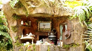 36K views · 7.1K reactions | The old stump house . Not all will remember but this stump was a tree in the garden that came down in strong winds it destroyed a fence . but nothing was wasted I got out the chainsaw and cut it in to smaller logs for the log pile and this was the base stump .. it is slowly rotting away but the mice love it and should get at least another year use out of it . | George the Mouse in a log pile house | Facebook