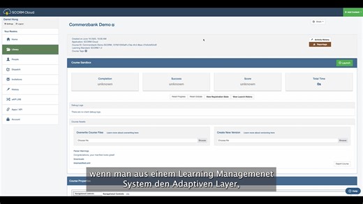 Commerzbank Adaptive Layer Area9 ScreenVideo