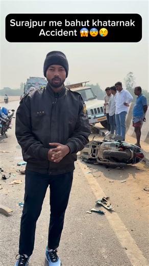 A to zblog on Instagram: "We care full guys ❤️‍🩹🕉️ #surajpur #ambikapur #acident"