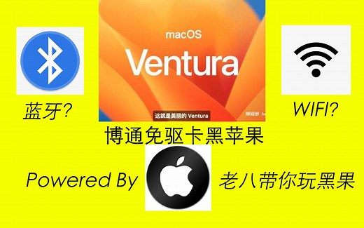 黑苹果无缘隔空？博通免驱卡陨落？博通BCM943224PCIEBT2网卡驱动教程-博通网卡黑苹果驱动教程 少走弯路 保姆级博通卡驱动步骤