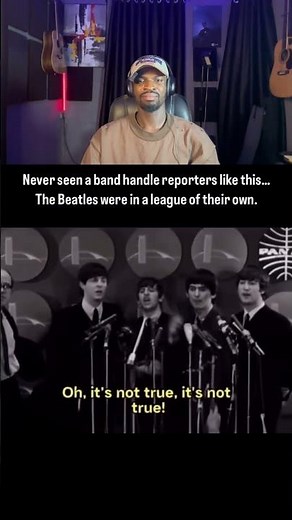 The Beatles with the funniest interview 😂😂 #thebeatles