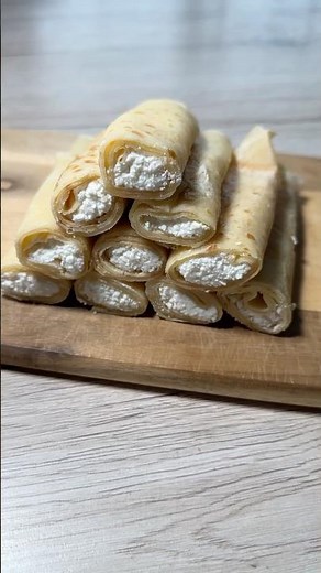 Pfannkuchen mit Quarkfüllung – einfach & lecker