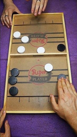 The one who shoots all the pucks first wins 😱 #shorts #viral #videoviral #carromboard