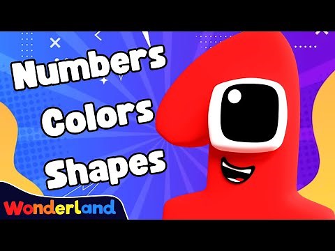 Wonderland: Learn Numbers, Colors, Counting and Shapes | Learning Videos for kids