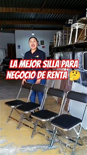 ¿Cuál es la MEJOR silla plegable para negocio de renta? 💰 Resistente y rentable