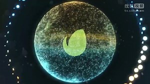 规则运动粒子群开场标志 Swarm Particle Logo