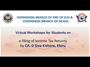 e-filing of Income Tax Returns