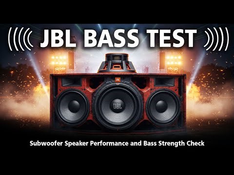 JBL DEEP BASS SOUND TEST 🔊 Speaker Performance and Bass Strength Check