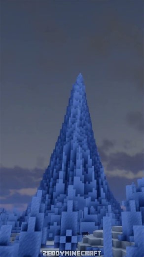 Giant Ice Spike Minecraft Mod #minecraft #minecraftmods