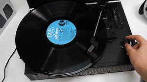 Watch Vinyl Player LP Phonograph with MP3 Recording on Amazon Live