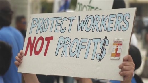 Florida farmworkers protest new law banning local water, heat break requirements for outdoor workers