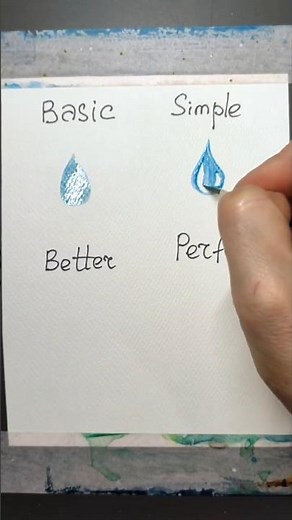 Water Drop Drawing #shorts #art #drawing