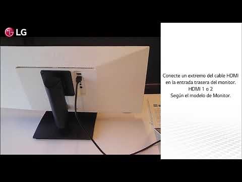 Como conectar Monitor a PC vía Cable HDMI