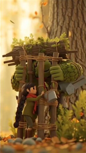 "पहली बार जंगल में गूंजी हँसी | Monster Friendship Story in Hindi"